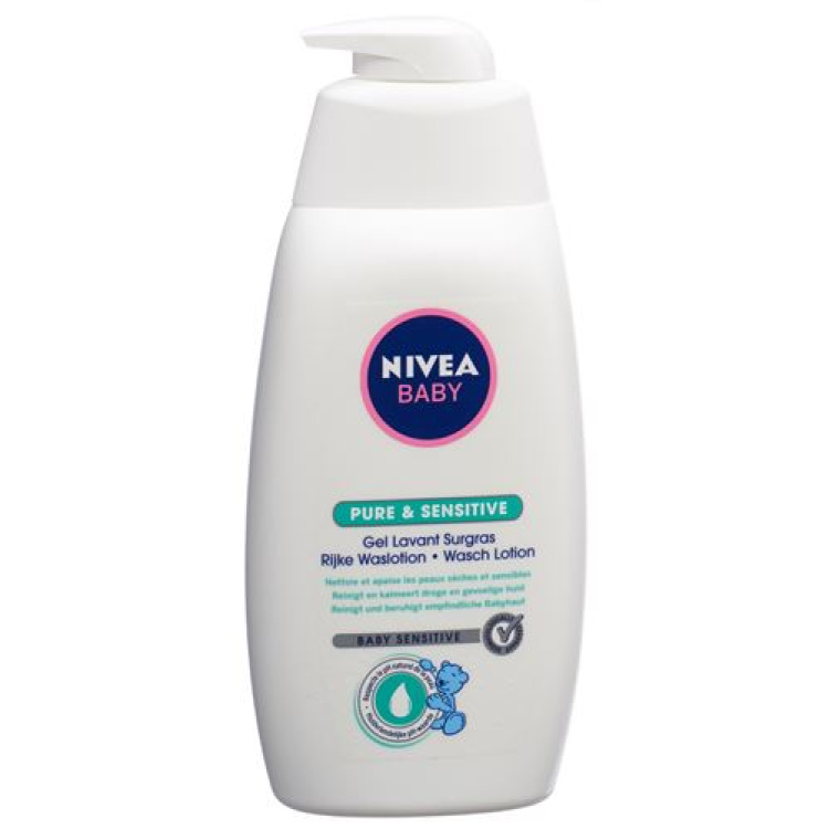 Очищаючий лосьйон Nivea Baby Pure & Sensitive 500 мл