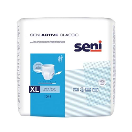 Seni Active Classic XL 30 pc - Incontinence Diaper Pants