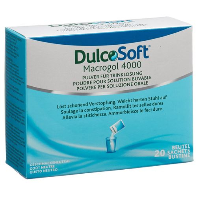 DulcoSoft PLV na pitný roztok 20 Btl 10 g