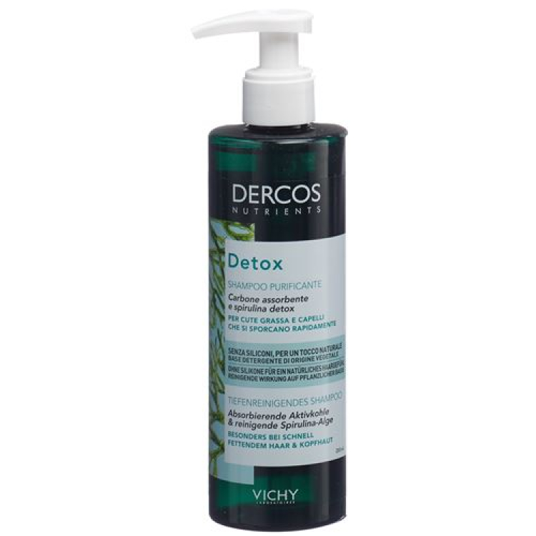 Vichy Dercos Nutrients Detox šampon Německý Fl 250 ml