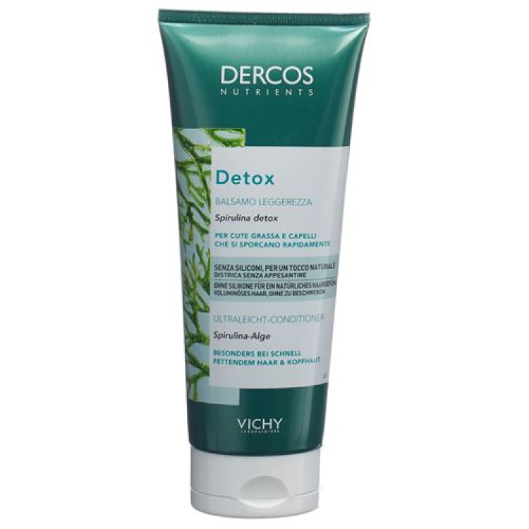 Vichy Dercos Nutriments detox flushing Tb 200 ml