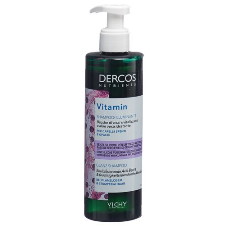 Vichy Dercos Nutrients Shampoo Vitamina Alemã Fl 250 ml