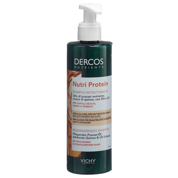 Vichy Dercos Nutri Nutrients プロテイン シャンプー ドイツ語 Fl 250 ml