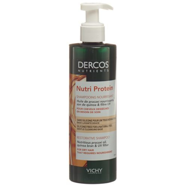 Vichy Dercos Nutri Nutrients 蛋白质洗发水 French Fl 250 毫升