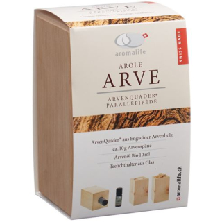 Aromalife ARVE ArvenQuader z eteričnim oljem Arve 10 ml