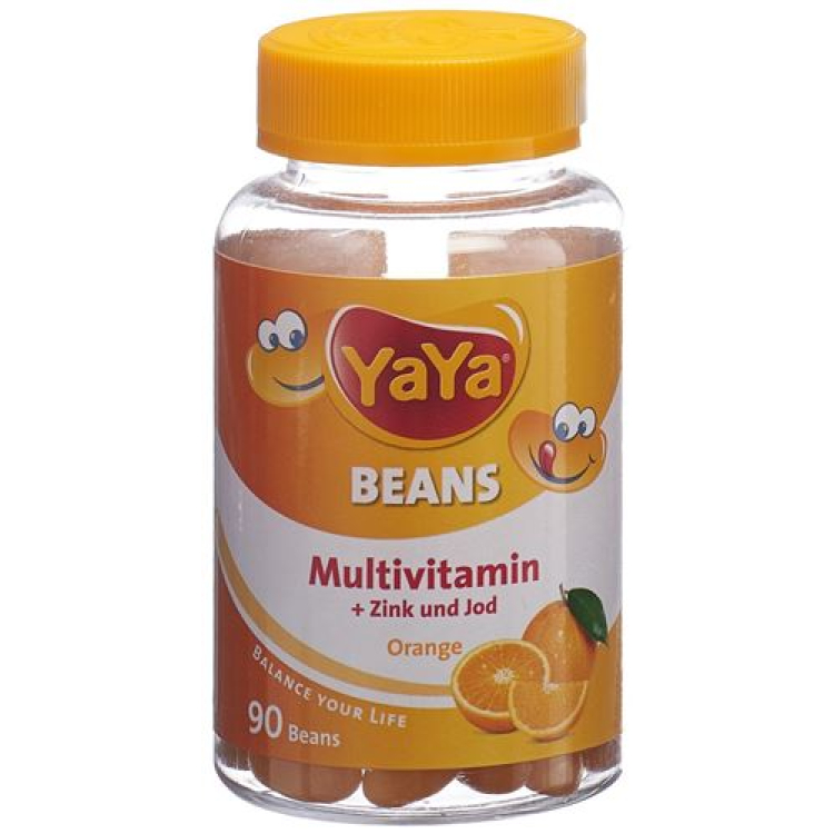 YAYABeans Multivitamin Orange Gelatine Ds 90 pcs