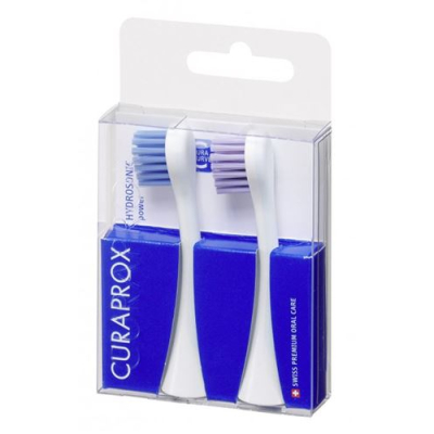 Curaprox hydrosonic power pro brush heads duo pack 2 st