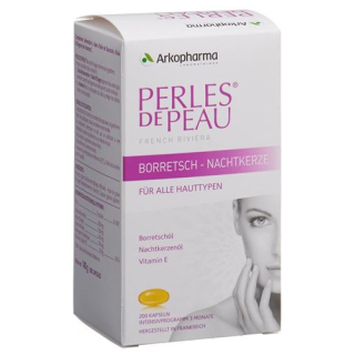 Perles De Peau Borage Evening Primrose 200 capsules