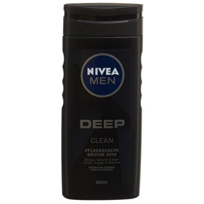 Nivea men deep clean care מקלחת 250 מ"ל