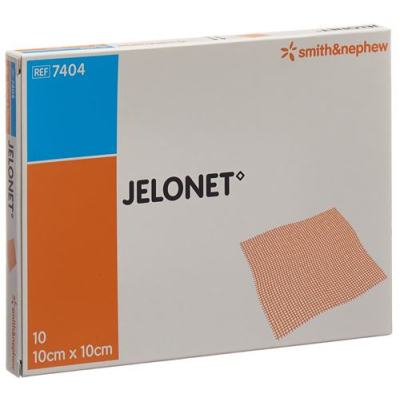 Jelonet parafininė marlė 10cmx10cm sterili 10 vnt