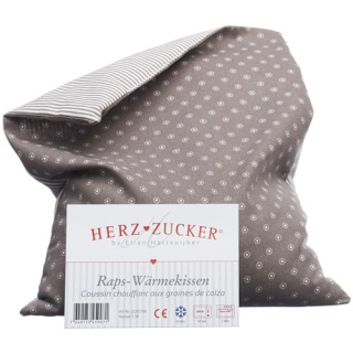 HERZZUCKER rapeseed heat pillow 26x21cm little stars beige