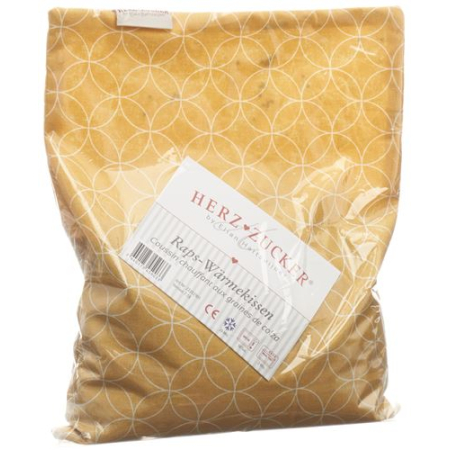 HEART SUGAR canola heating pad 26x21cm Kyoto yellow