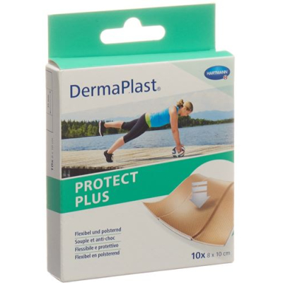 Dermaplast protectplus 8cmx10cm 10 יח'