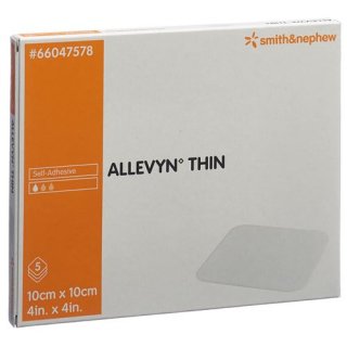 Allevyn Thin wound dressing 10x10cm 5 pcs