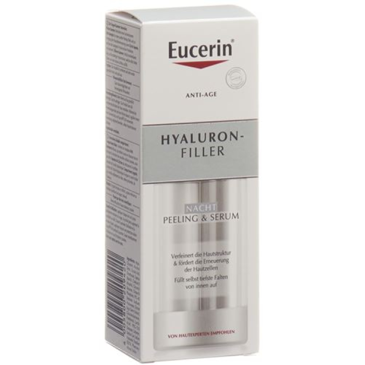 Eucerin HYALURON-FILLER peeling + serum nacht Disp 30 ml