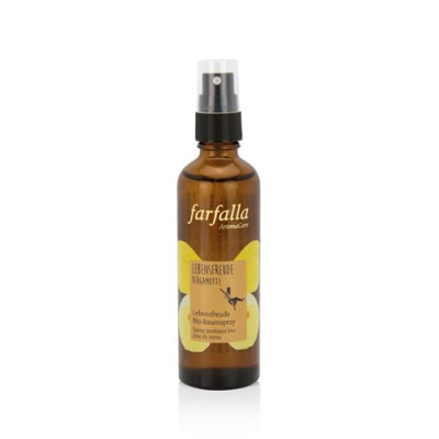 Farfalla organický pokojový sprej vitality bergamot 75 ml