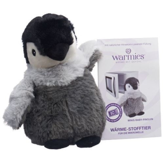 Warmies Minis heat soft toy baby penguin Isi Lavender