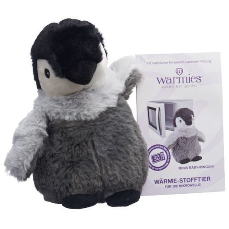 Warmies Minis ısı yumuşak oyuncak bebek penguen Lavanta dolgulu
