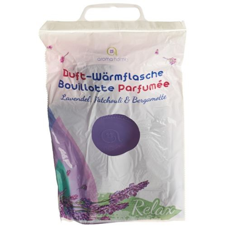 SUPAIR Duft-Wärmflasche PVC 2l lila mit Lavendel Patchouli und B