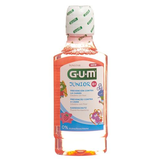 GUM SUNSTAR Junior mouthwash from 6 years bottle 300 ml