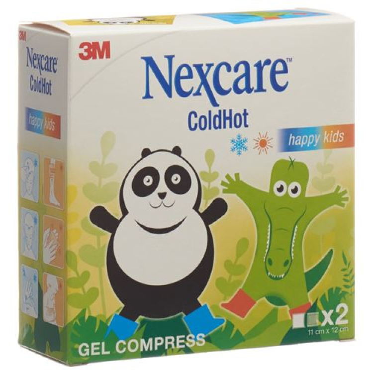 3M Nexcare coldhot Happy Kids 12 x 11 cm 2 szt