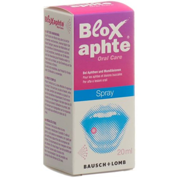 Bloxaphte sprayay do pielęgnacji jamy ustnej 20 ml Fl