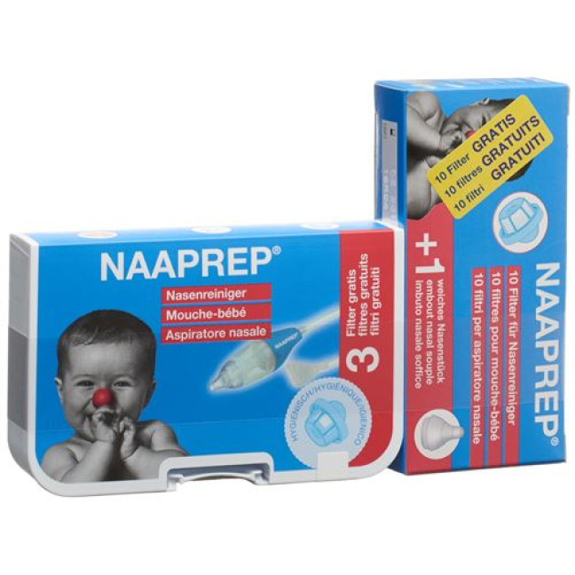 Naaprep Combipack 1 & nose cleaner 10 filters
