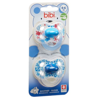 Bibi Nuggi Happiness Natural Silicon 0-6 M with ring Trends DUO Main assorted SV-C