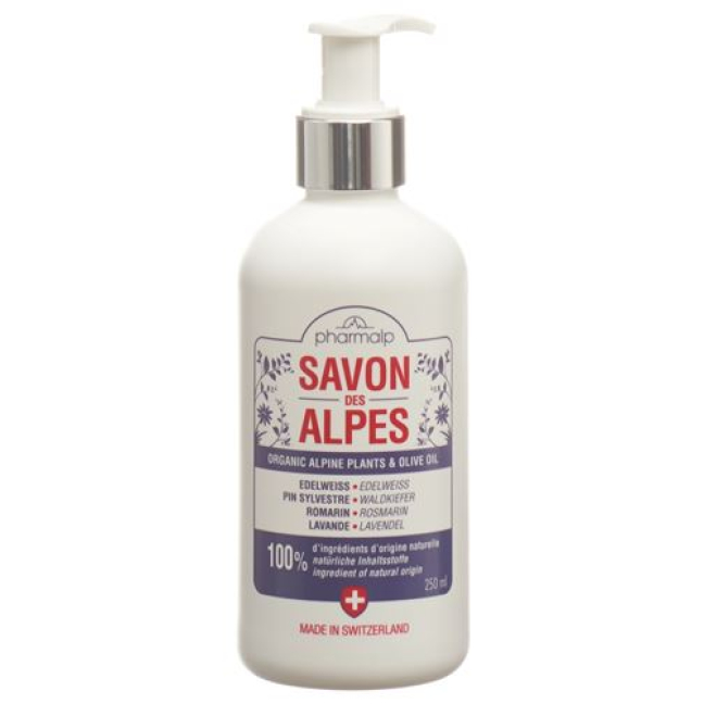Pharmalp Classic Savon des Alpes Bottle 250 ml