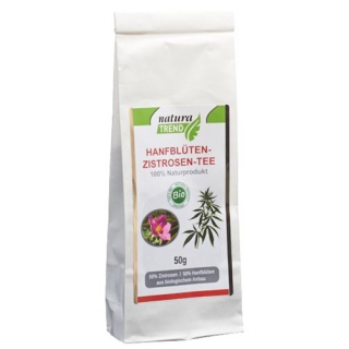 tendência naturalista Flor de cânhamo orgânica Rockrose chá Btl 50 g