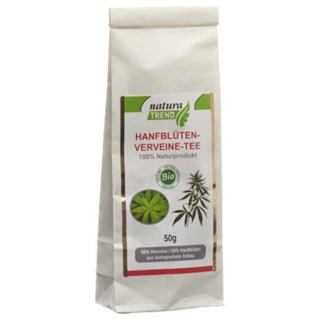 natura trend organic hemp flower-verbena tea Btl 50 g