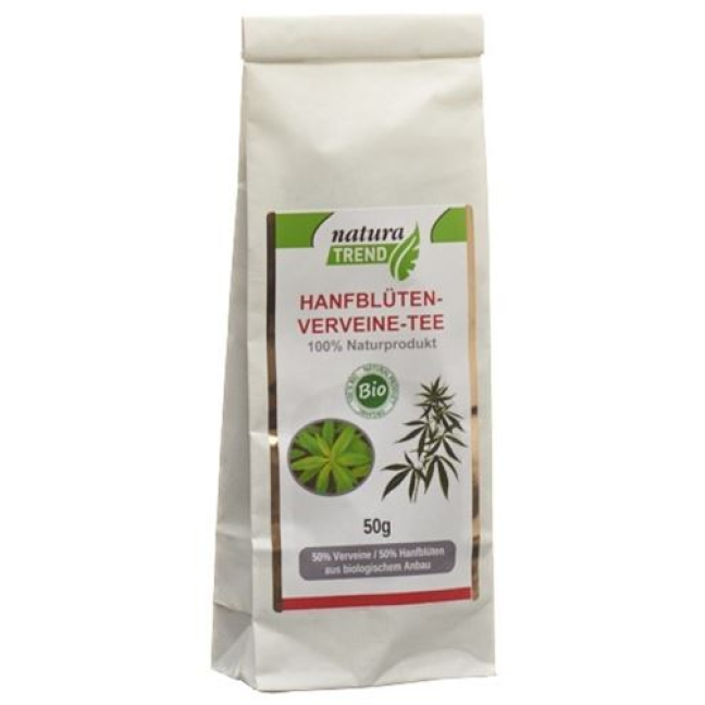 natura trend organic hemp flower-verbena tea Btl 50 g