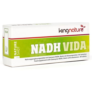 Kingnature Nadh Vida 20 mg 30 comprimés