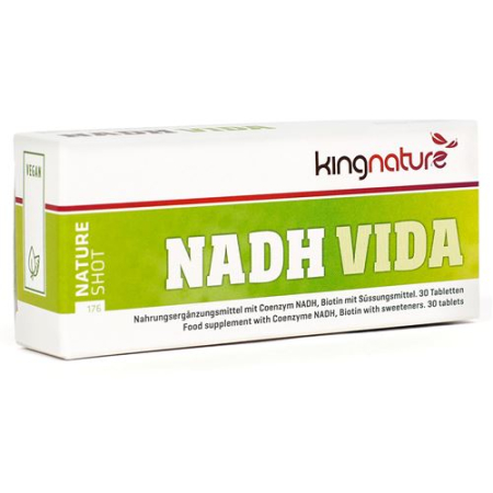 Kingnature Nadh Vida 20 mg 30 comprimidos