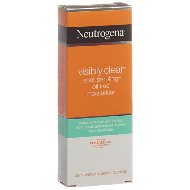 Neutrogena Visibly Clear moisturizer tube 50ml