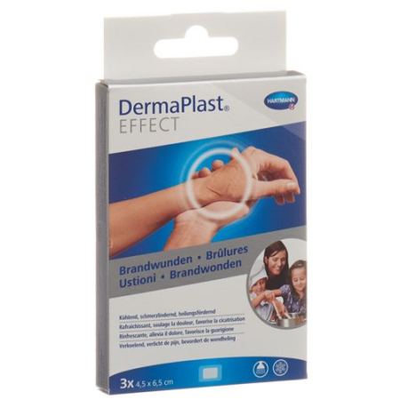 DermaPlast Effect patch brûlures 45x65mm petit 3 pc
