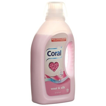 Coral Silk+Wool 25 washes bottle 1.25 lt