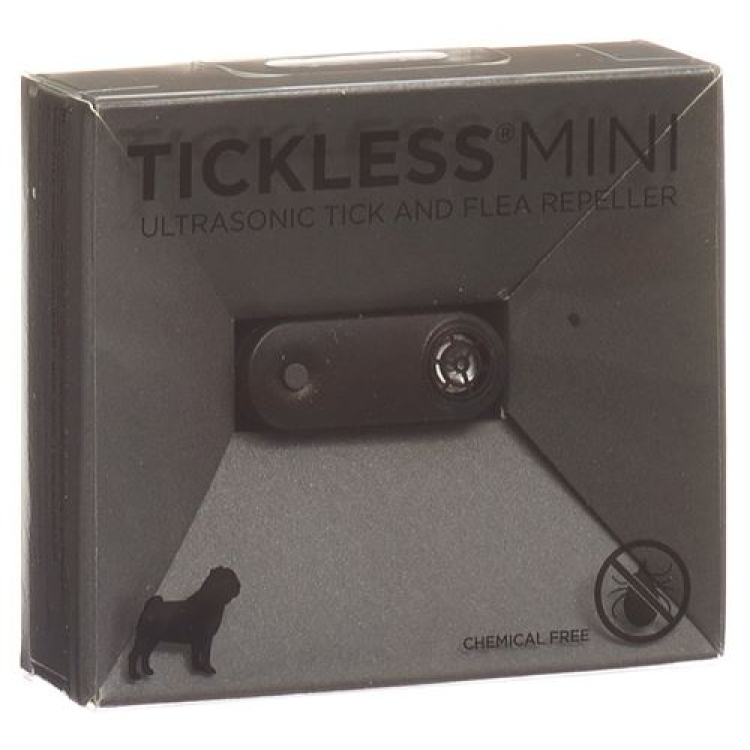 Tickless Mini Pet zaštita od krpelja i buha crna