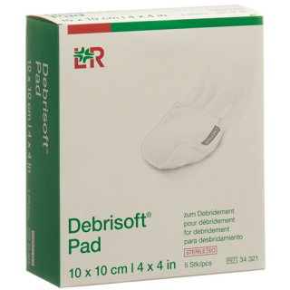 Debrisoft compresses 10x10cm sterile 5 pcs