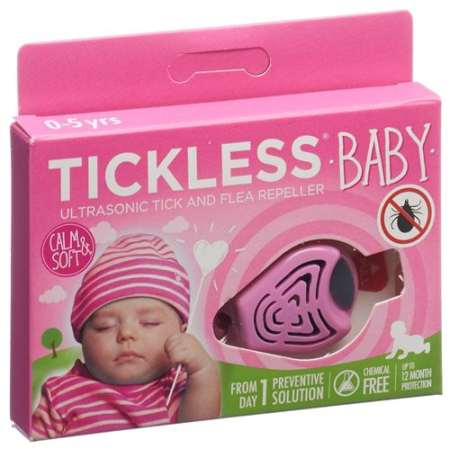 Tickless baby rózsaszín kullancsvédelem