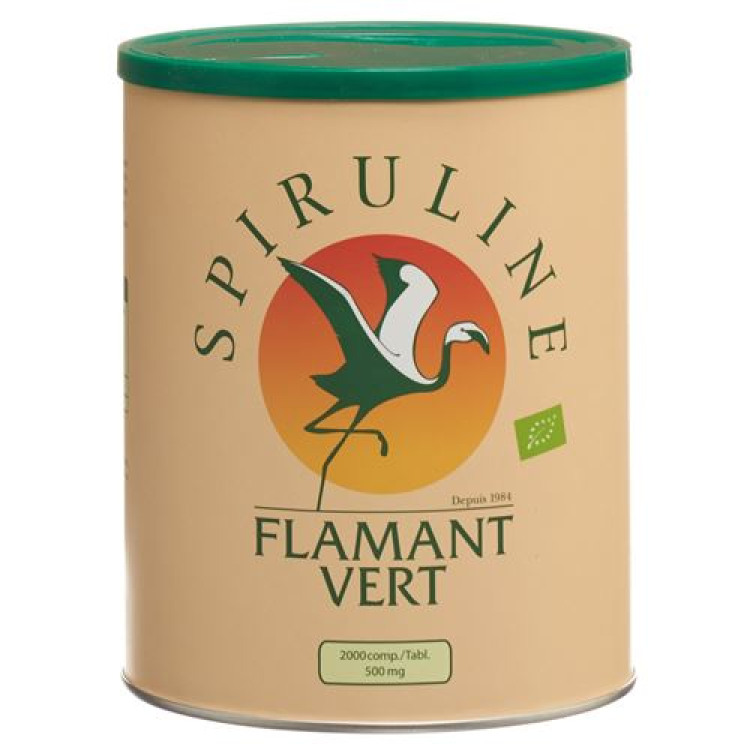 Spirulina Flamant Vert Bio Tabl 500 mg Ds 2000 Stk