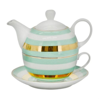 Herboristeria Tea for one Mint Gold Stripes