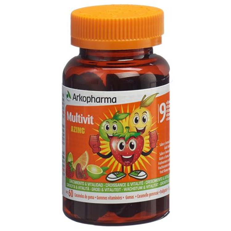 Azinc Multivit 60 fruktgummi