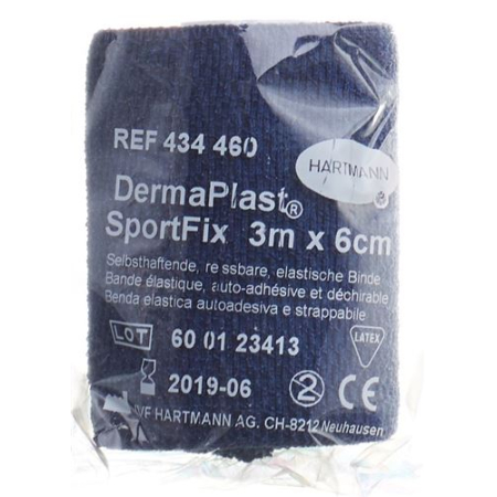 DermaPlast SPORTFIX 6cmx4m blue