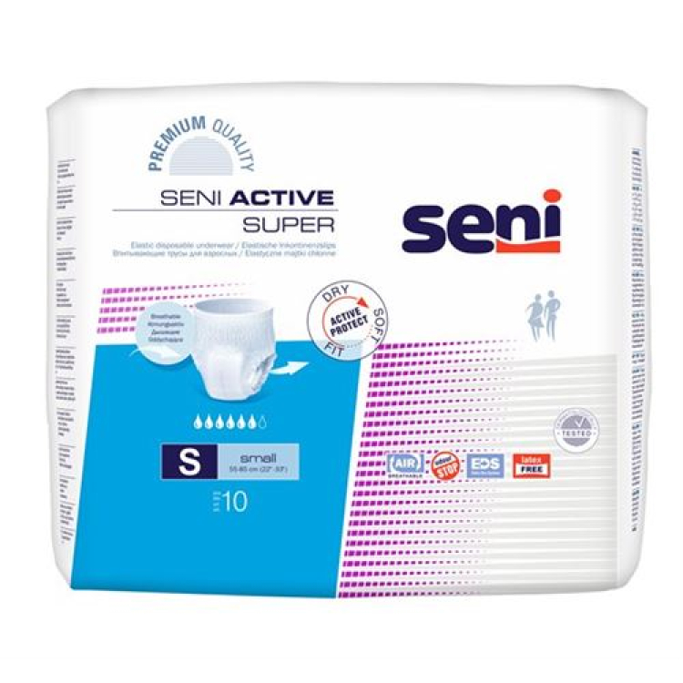 Seni Active სუპერ ელასტიური შარვალი S 10 ც