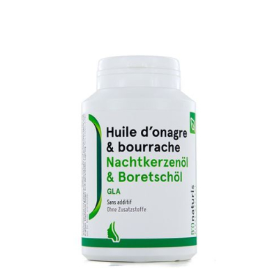 Bionaturis nachtke + borage oil kaps 500 mg 180 pcs