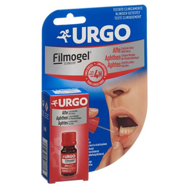 Urgo Aphtes vloeistof Glasfl 6 ml