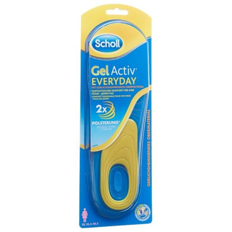 Scholl Gelactiv ներդիր 35.5-40.5 Ամենօրյա Կանայք 1 զույգ