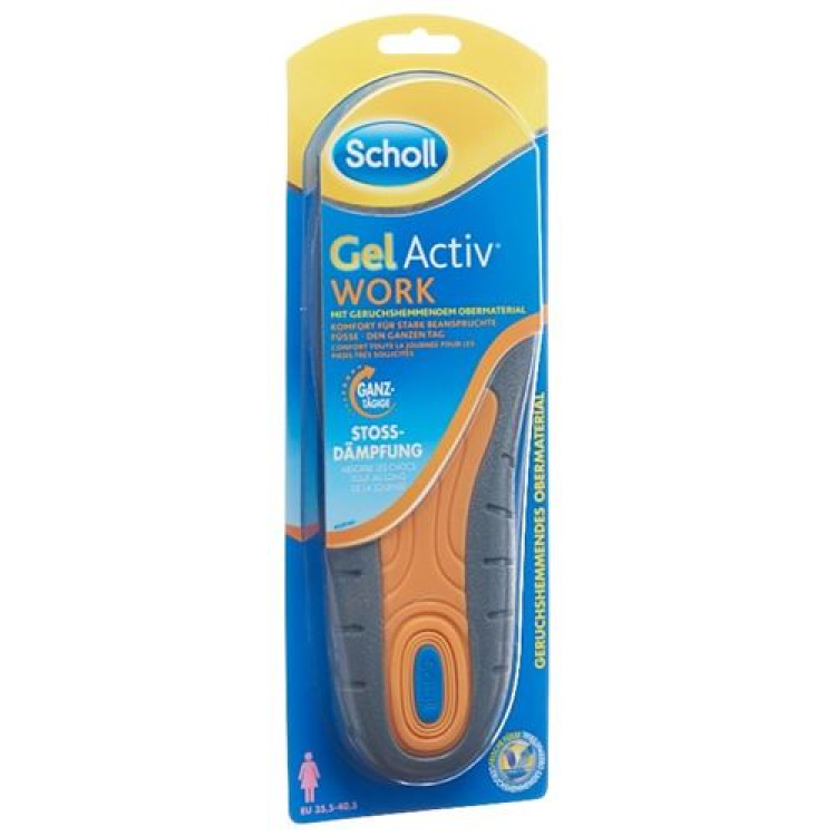 Scholl Gelactiv vložka 35,5-40,5 Work Women 1 pár