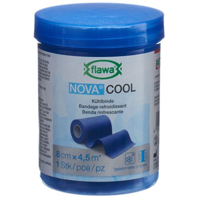 Охолоджуюча пов'язка Flawa Nova Cool 8 см x 4,5 м Ds